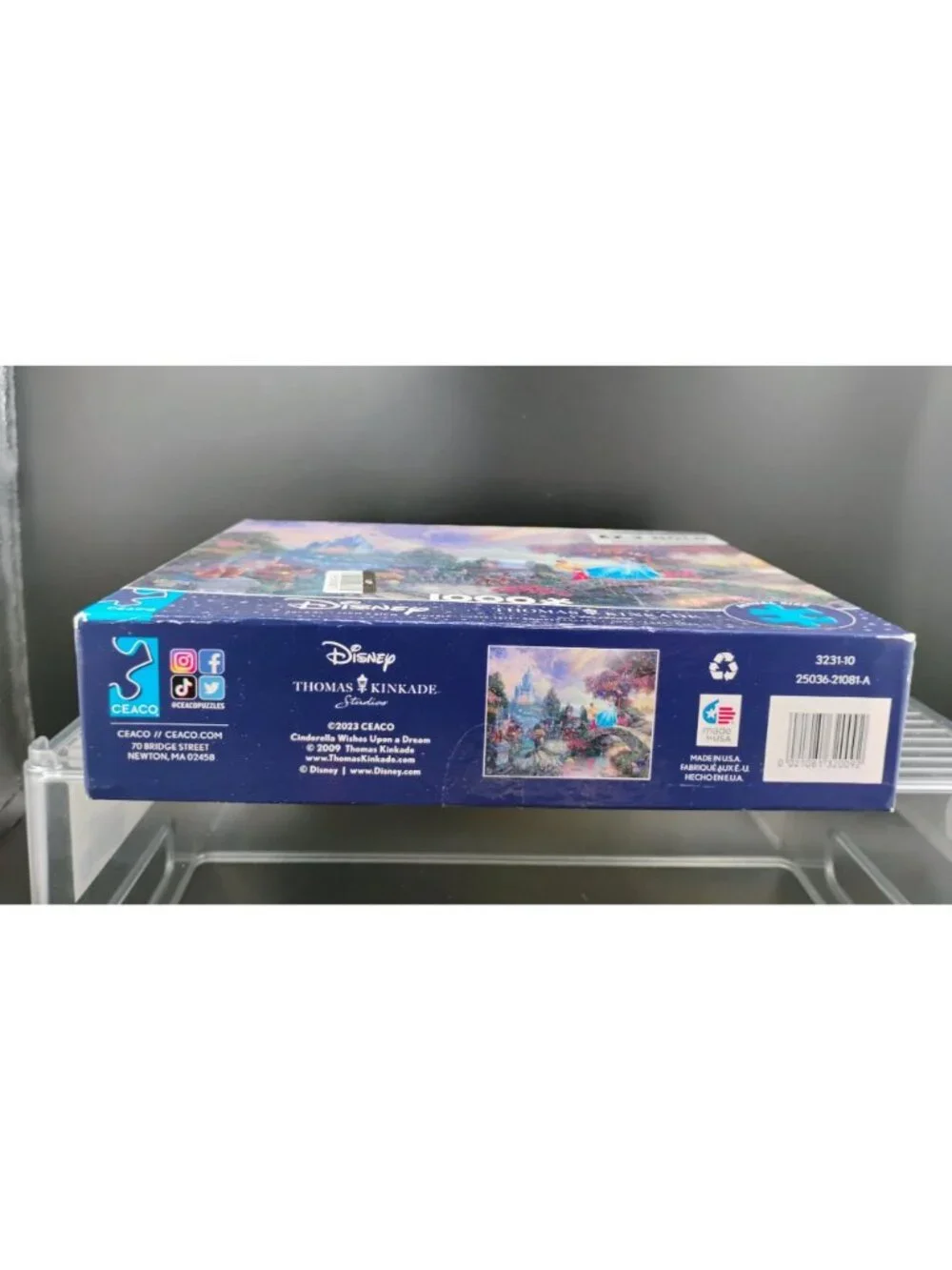 Thomas Kinkade Disney Cinderella EZ-Hold 1000 Piece Puzzle